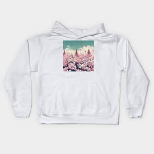 Dense Flower Forest Kids Hoodie